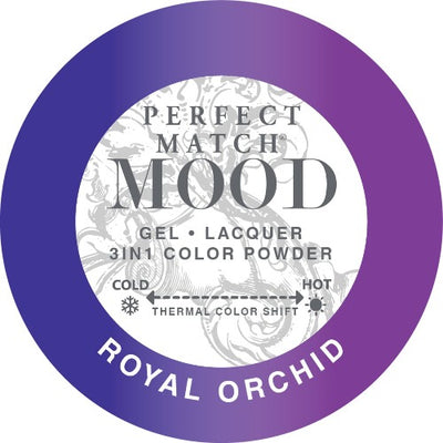 swatch of 054 Royal Orchid Perfect Match Mood Duo by Lechat