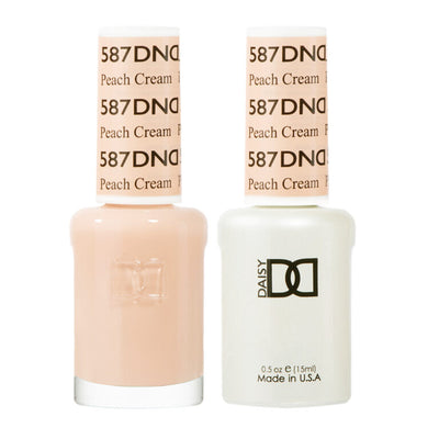 587 Peach Cream Gel & Polish Duo by DND