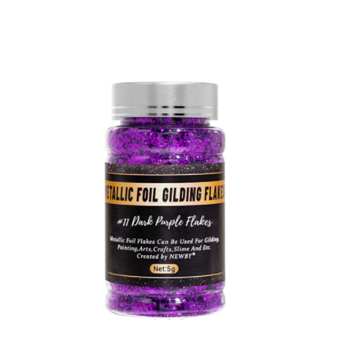 #11 Dark Purple Foil Flakes Bottle