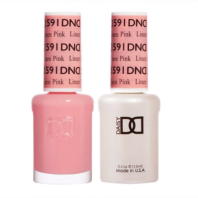 591 Linen Pink Gel & Polish Duo by DND