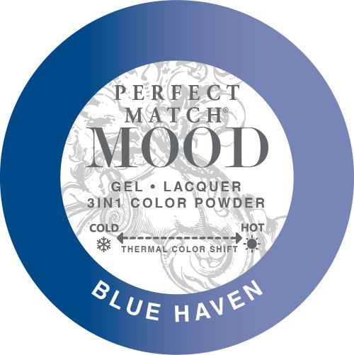 swatch of 060 Blue Haven Perfect Match Mood Trio by Lechat