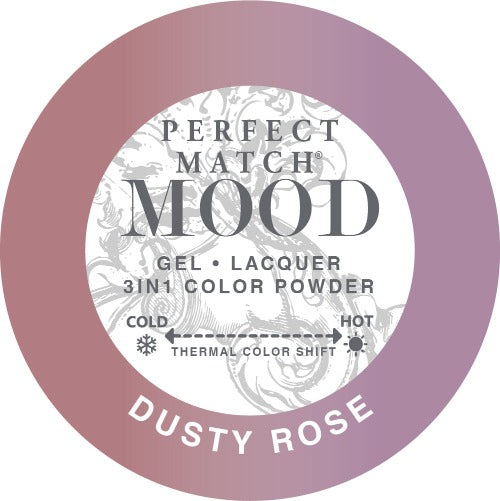 swatch of 061 Dusty Rose Perfect Match Mood Trio by Lechat