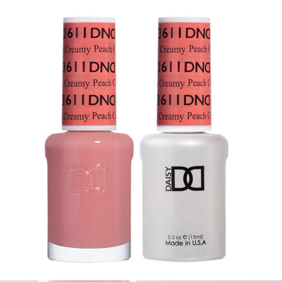 611 Creamy Peach Gel & Polish Duo by DND