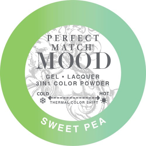 swatch of 063 Sweet Pea Perfect Match Mood Duo by Lechat