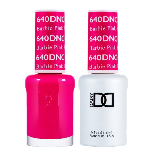  640 Barbie Pink Gel & Polish Duo by DND