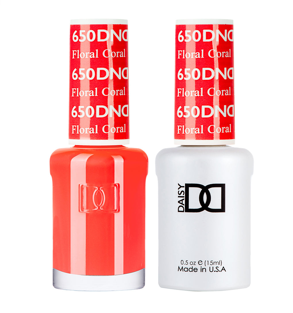 650 Floral Coral Gel & Polish Duo by DND