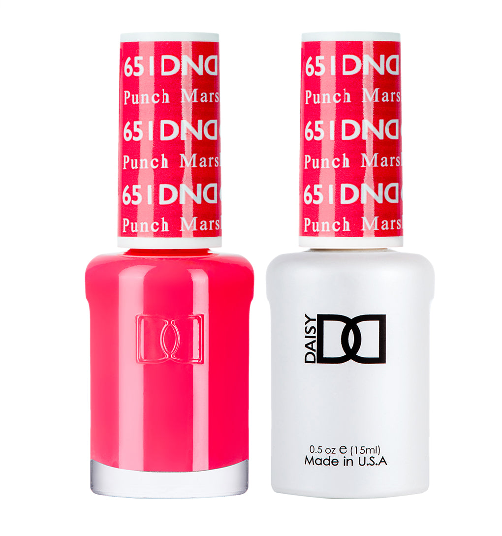651 Punch Marshmallow Gel & Polish Duo by DND