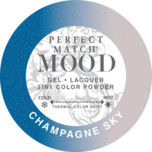 swatch of 066 Champagne Sky Perfect Match Mood Trio by Lechat