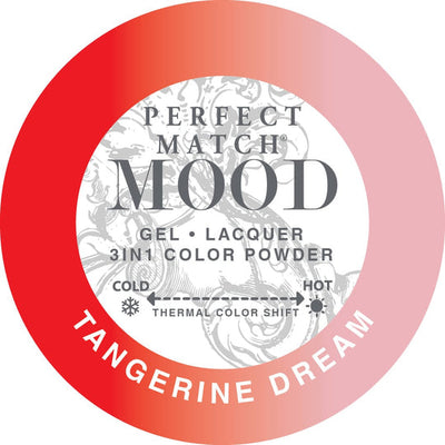 swatch of 067 Tangerine Dream Perfect Match Mood Trio by Lechat