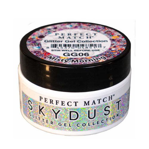 Perfect Match Sky Dust Glitter Gel - GG06 Misty Morning