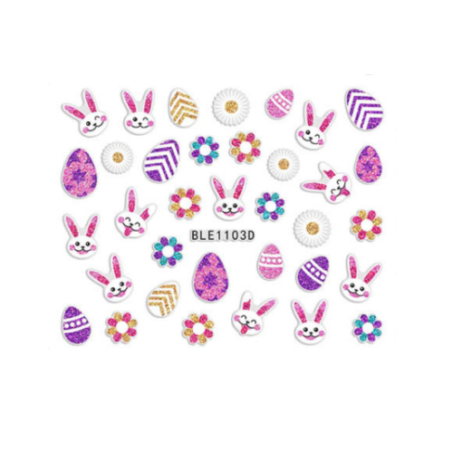 Nail Art Stickers Easter - BLE 1103