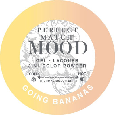 swatch of 071 Going Bananas Perfect Match Mood Trio by Lechat