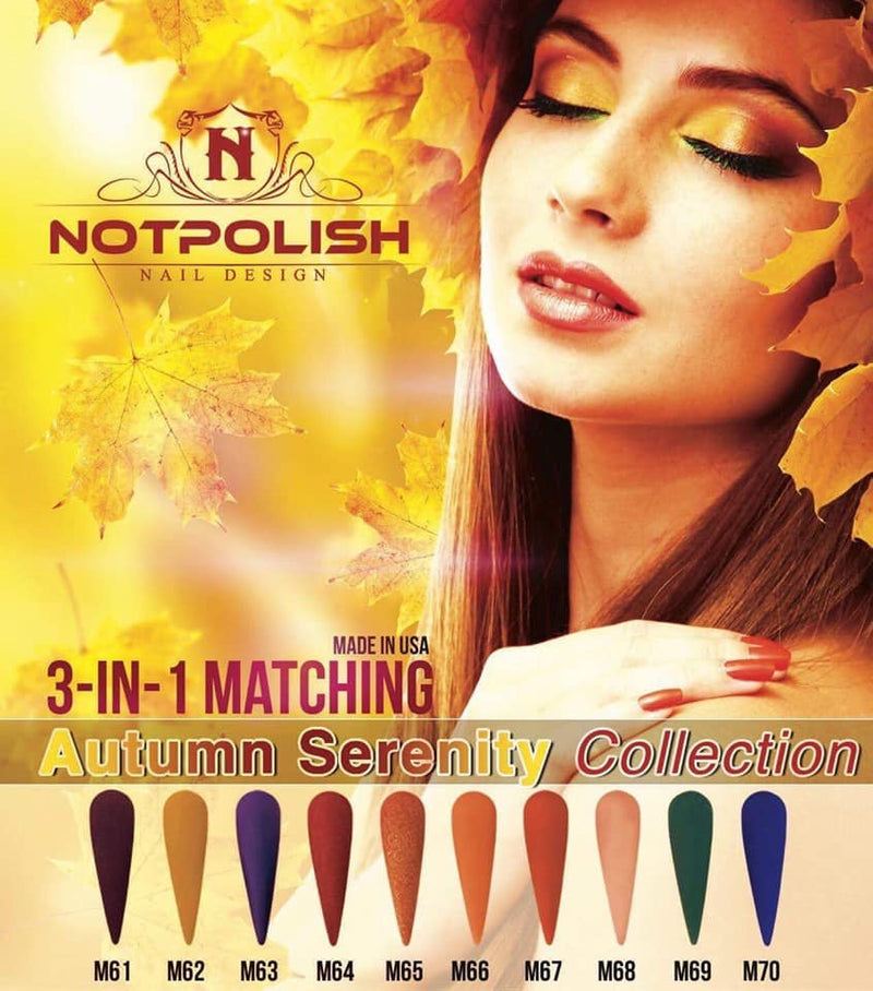 Notpolish Autumn Serenity Powder Collection M61-M70