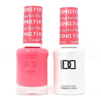 718 Grapefruit Pink Gel & Polish Duo by DND