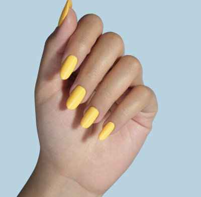 hands wearing 746 Buttered Corn Trio by DND