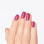hands wearing LA05 7th & Flower Nail Lacquer by OPI