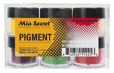 PGC-Mix 18 Pigment Colors 6pc By Mia Secret