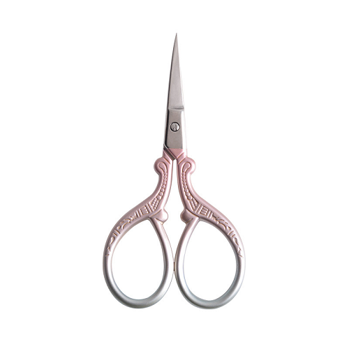 Satin Edge Stork Scissors, Ombre Pink Straight