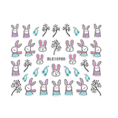 Nail Art Stickers Easter - BLE 1098