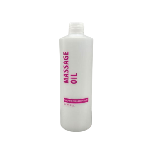 Empty Plastic Bottle with Twist Cap 8oz - Massage Oil