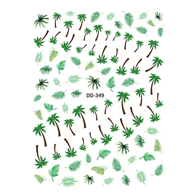 Nail Art Sticker - Palm Trees DD349