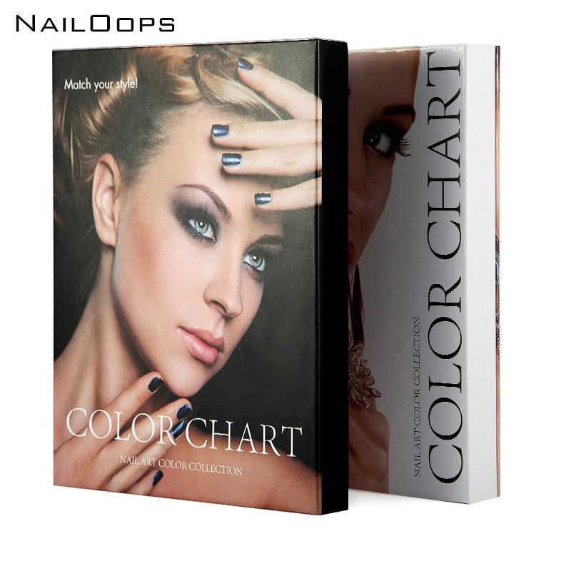 Nail Art Display Swatch Color Chart Book