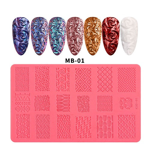 3D Silicone Carving Stamp Pad