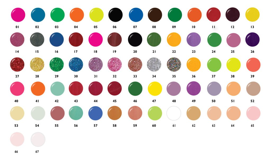 Cacee Nail Art Powder #35 Multi Color Glitter