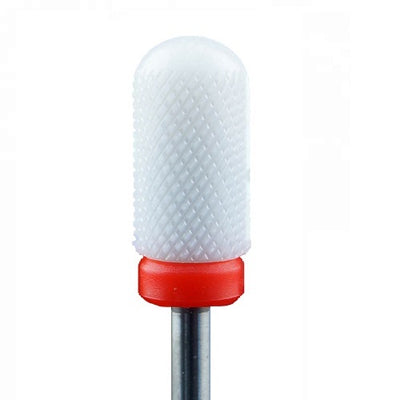 Artificial ceramic nail drill bit in grit fine.