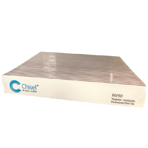 White Square 80/80 File 25 Pack by Chisel