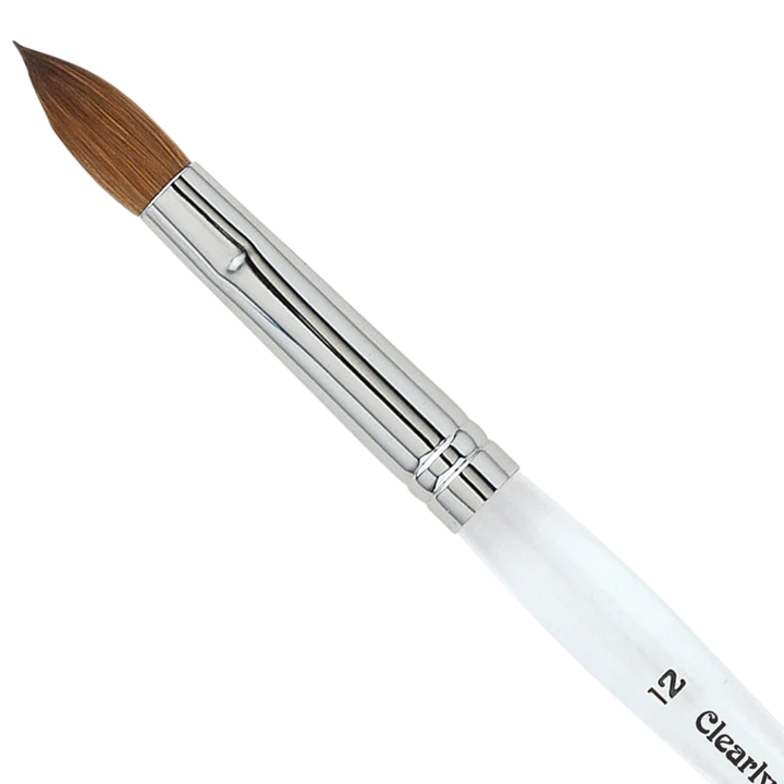 Clear Kolinsky Premium Acrylic Brush