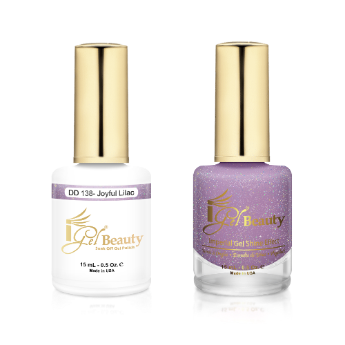 iGel Gel & Polish Duo, DD138 - Joyful Lilac