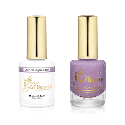 iGel Gel & Polish Duo, DD138 - Joyful Lilac