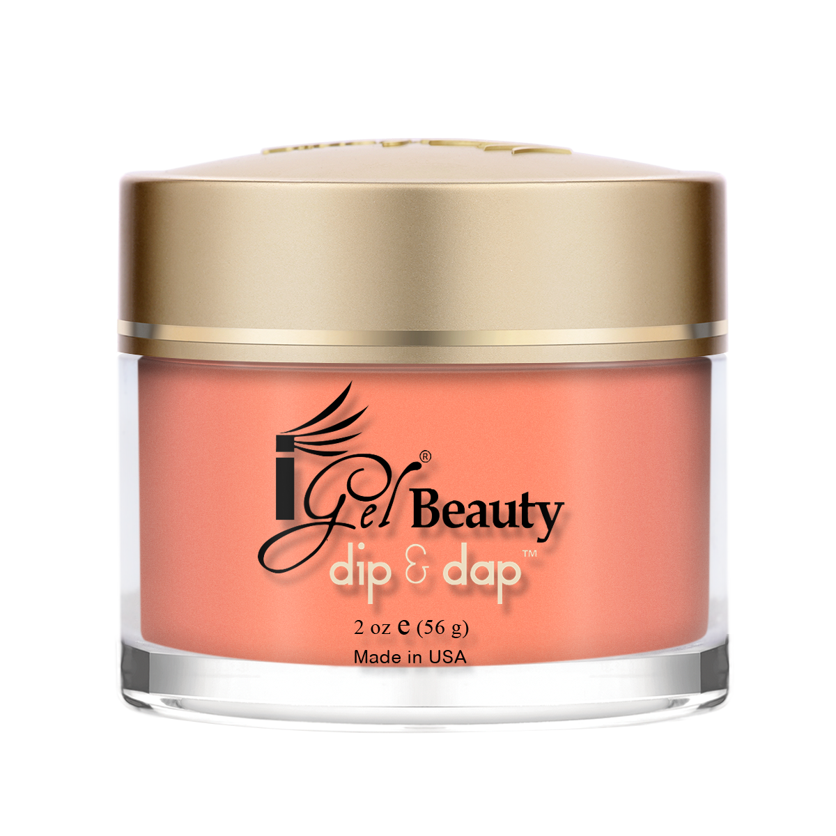iGel Dip & Dap Powder 2oz - DD206 - Passionate Peach