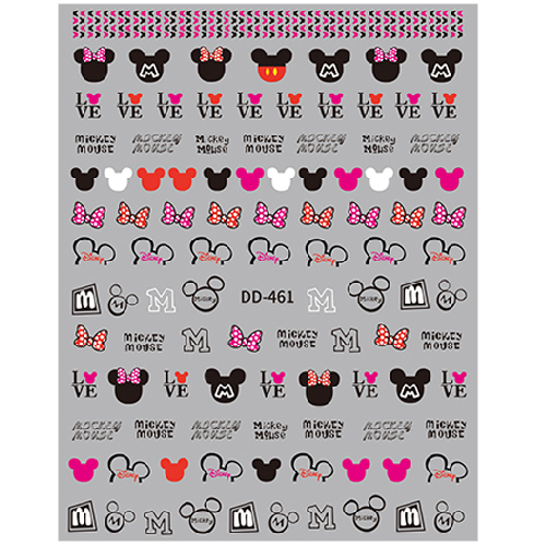 Nail Art Sticker Cartoon Character - Minnie DD461