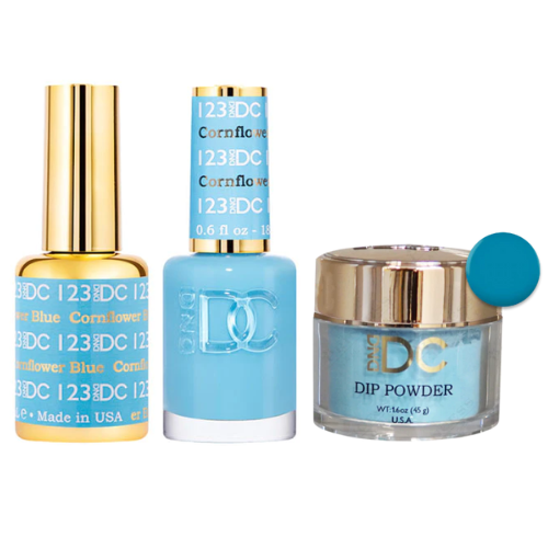 123 Cornflower Blue Trio By DND DC