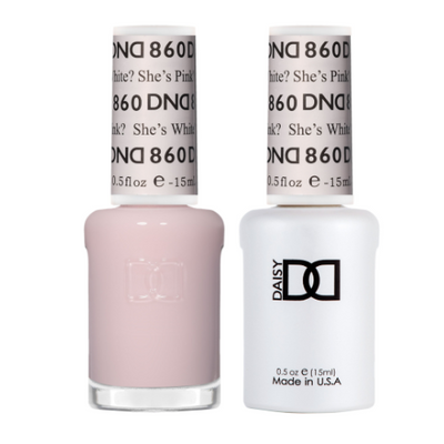 860 She's White? She's Pink? Gel & Polish Duo by DND