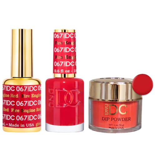 67 Fire Engine Red Trio By DND DC
