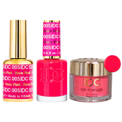 5 Neon Pink Trio By DND DC