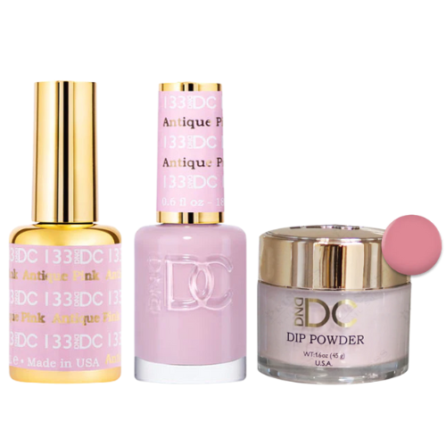 133 Antique Pink Trio By DND DC