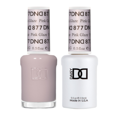 877 Pink Glaze Gel & Polish Duo by DND