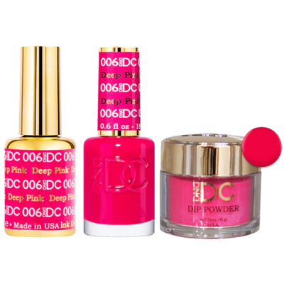 6 Deep Pink Trio By DND DC