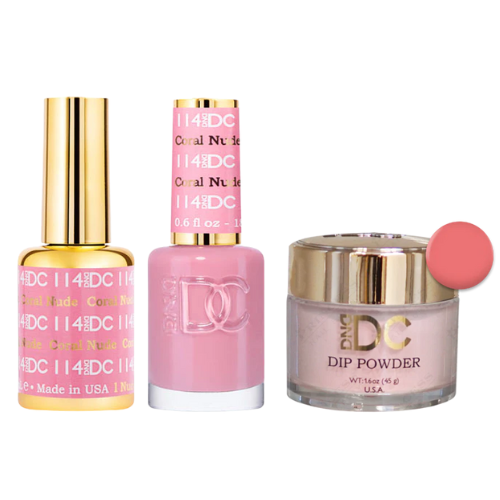 114 Coral Nude Trio By DND DC