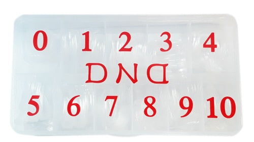 DND Pre-Made Nail Tip Box - Clear