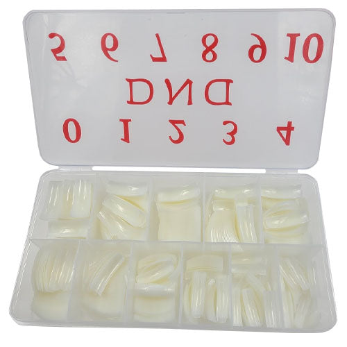 DND Pre-Made Nail Tip Box - Natural