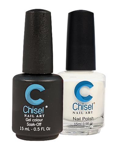 Chisel Matching Gel + Lacquer Duo - White