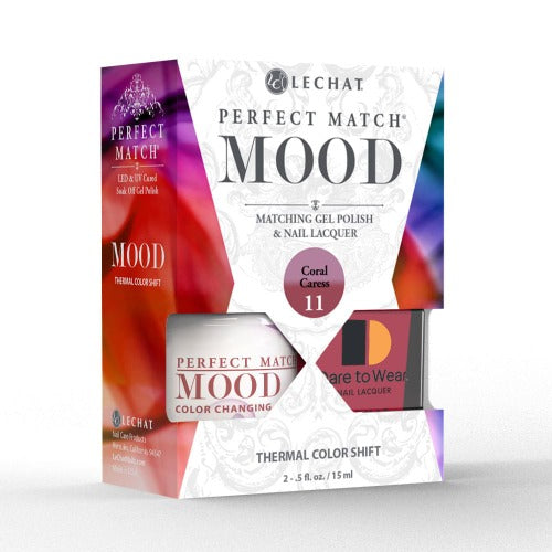 011 Coral Caress Perfect Match Mood Duo by Lechat
