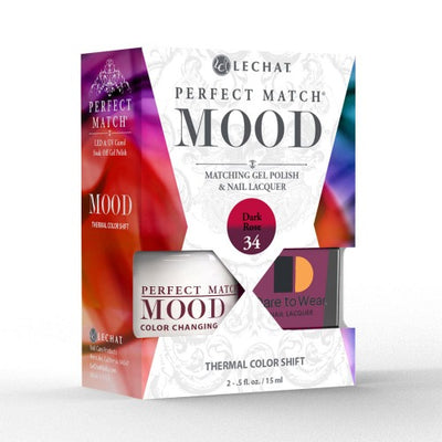 034 Dark Rose Perfect Match Mood Duo by Lechat