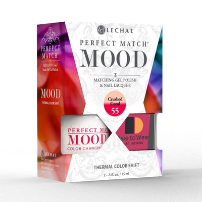 055 Crushed Coral Perfect Match Mood Duo by Lechat