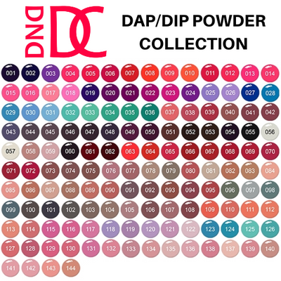 DND DC Dap & Dip Powder Full Collection - 144 Colors